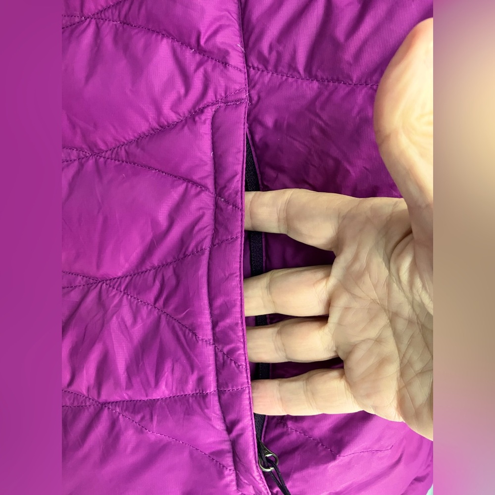 EDDIE BAUER down filled zip puffer vest  packable layering quilted gorpcore XL - Picture 4 of 15